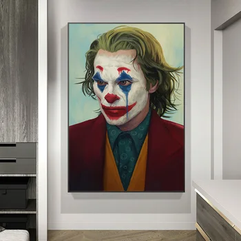 Klasikinis Filmas Joker, Plakatai, Drobė, Tapyba Cuadros Plakatų Spausdinimo Sienos Meno Kambarį Namų Dekoro (be Rėmelio)