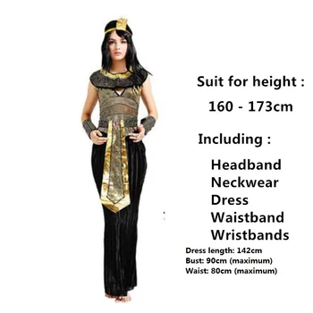 Kleopatra seksualus senovės egipto faraono kostiumai, drabužiai, suknelės vaikams mergaitėms, berniukams, vaikams, vaikų kostiumai, moterims, vyrams, suaugusi