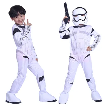 Klonas Troopers Jėgą Pažadina Kylo Ren-Kostiumų Vaikams Kostiumai Stormtrooper Darth Vader Fancy Dress Helovinas Vaikams Berniukams