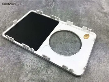 Knotolus balto plastiko priekiniai faceplate su sidabro spalvos metalo atgal būsto padengti iPod 5th gen video 30gb 60gb 80gb