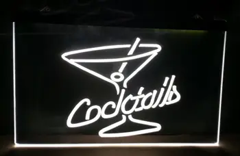 Kokteiliai Romas Vyno Lounge Bar Pub club 3d ženklų LED Neon Light Pasirašyti namų dekoro amatai