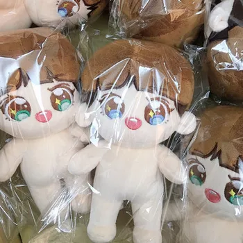 Korėjos Kawaii Chanyeol Pliušinis Lėlės Pliušinis Žaislas Įdaryti Rankų darbo Lėlės PP Medvilnės Pliušas Lėlės be Drabužių, Žaislų, Animacinių filmų Gerbėjų Dovana