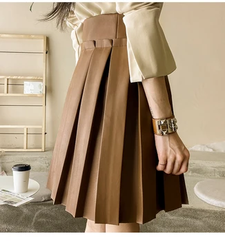 Korėjos Office Ponios Elegantiškas Mados Kostiumas Moterims Rudenį Įpjovomis Apykakle Suknelė, Švarkas + PU Klostuotas Mini Suknelę 2 dalių Komplektas