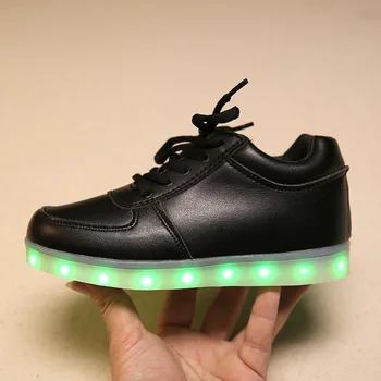 KRIATIV Led Apšviesta batai USB Įkroviklį, batai vaikams Laisvalaikio Šviesos Sportbačiai Žėrintis Šalies Bateliai