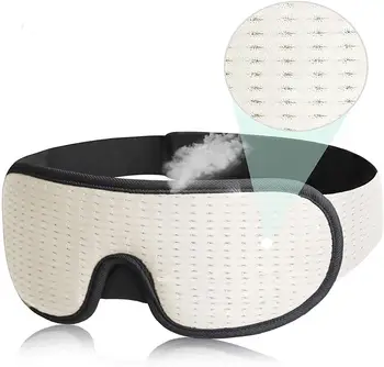 Kvėpuojantis 3D Miego Kaukė Blokuoti Šviesos Miego Kaukė Akims Slaapmasker Akių Šešėliai užrištomis akimis Miega Pagalbos Veido Kaukė Eyepatch