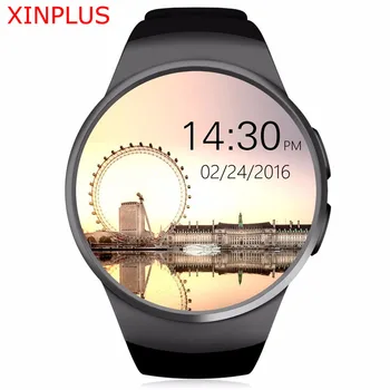 KW18 Smart Watch Širdies ritmo Monitorius MTK2502 Passometer Pranešimą Priminimas Paramos SIM TF Kortelę Smartwatch 