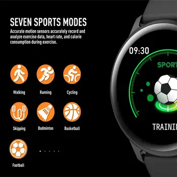 KW19 Smart Watch Vyrai Moterys Smart Apyrankė atsparus Vandeniui Kraujo Deguonies Širdies ritmo Monitorius Sport tracker Smartwatch 