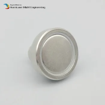 Kėlimo Magnetas Skersmuo 16mm Magnetinio Puodai su vidiniu Sriegiu 8kg Traukiant Neodimio Nuolatinio Laikymo Taurės 24pcs