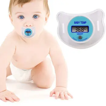 Kūdikis Spenelio Termometras Medicinos Silikoninis Žindukas LCD Skaitmeninis Vaikų Termometras Sveikatos Saugos Priežiūros Termometras Vaikams