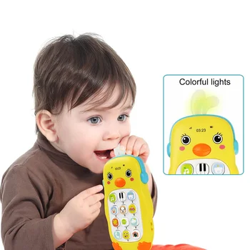 Kūdikių Ankstyvojo Ugdymo Mobiliojo Telefono Žaislai, Dovanos Kūdikiams Telefono Žaislas Telefono Muzikos Garso Mašina, skirtas Vaikams J0524