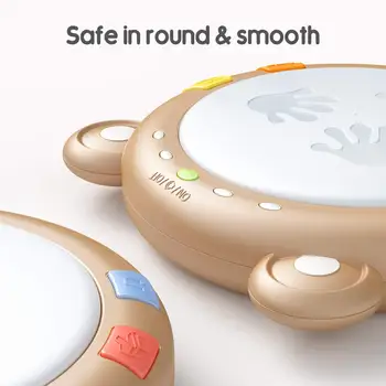 Kūdikių Muzikos Elektroninis Žaislas su Šviesos & Skamba, Kūdikių Šviesiai iki Būgno Žaislai Anksti Vertus Plėtros