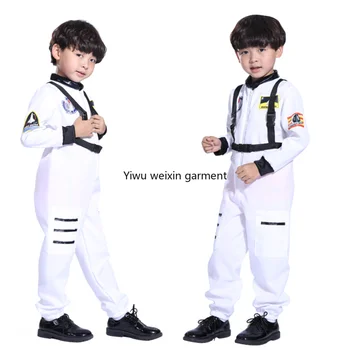Kūdikių, Vaikų, Suaugusiųjų Astronautų Kostiumas Erdvę Kostiumas Pilotai Jumpsuit Šalies Purim Karnavalą Cosplay Apranga, Šalmas Vyrų Berniukas