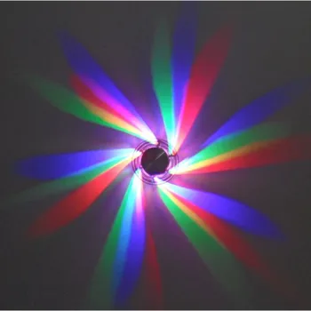 Kūrybinio vėjo malūnas dizaino LED Lubų Šviesos, 3w spalvotų sienų Sconce už kambarį valgomasis namų lubų lempos šviestuvai