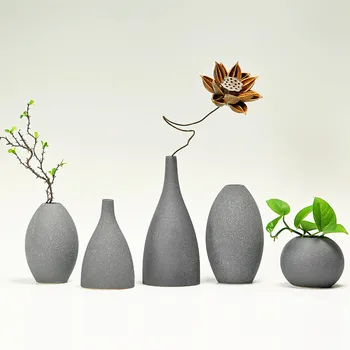 Kūrybinės Europos Keramikos Vaza Zen Namų Puošybai Kambarį Stalo Džiovintų Gėlių Vaza Apdaila Meno Amatų Vestuvių Dovanos