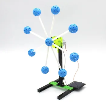 Kūrybinės Mokslo Eksperimentas DIY Saulės Energijos velnio Ratas Rankų darbo Žaislai Vaikams Įspūdį Surinkti Rinkiniai Fizinės Mokymo Išteklių
