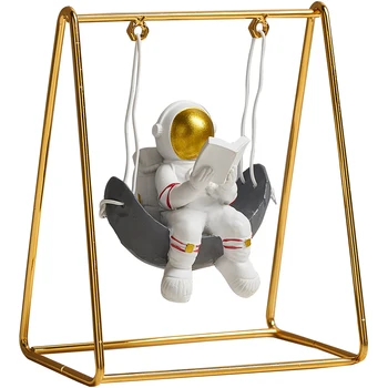 Kūrybos Astronautas Miniatiūriniai Modelis Darbalaukio Dekoravimas Ornamentais Astronautas figūrėlės vidaus Namų Apdailos Reikmenys