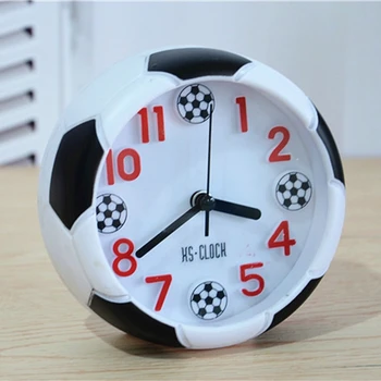 Kūrybos Futbolo Žadintuvas Darbalaukio Pabusti įrankiai Studentų stalinis laikrodis Apvalios žadintuvas, skaitmeninis lentelė skaitmeninis laikrodis