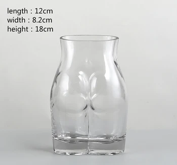Kūrybos Stiklo Vaza Kūno Formos Meno Modeliavimo Hydroponic Konteinerių Kūrybos Stiklo Papuošalai, Namų Dekoracijas, Sodas, Stiklo Amatai