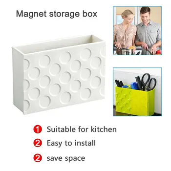 Kūrybos Šaldytuvas Magnetas Magnetinių Saugojimo Lange Kabo Sutaupyti Vietos Virtuvėje Konteinerių Laikymo Priemonė, Virtuvės Reikmenys Indai Organizatorius Stovo