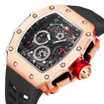 Kūrybos Žiūrėti Vyrų Sporto Chronograph Karinės Vyrai Laikrodžiai Top Brand Prabanga Aukso Atsitiktinis Laikrodis Reloj Hombre Relogio zegarek meski