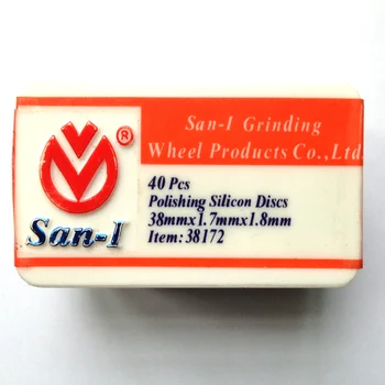 Laborantė Poliravimo Medžiagos Silicio Diskai, Metalo, Partials 38mm*1,7 mm*1,8 mm,San-1