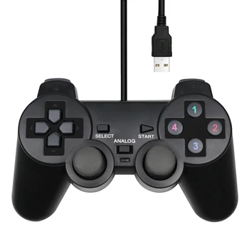 Laidinio USB PC Žaidimų Valdiklis Gamepad For WinXP/Win7/8/10 Joypad PC 