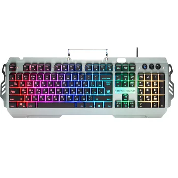 Laidinė klaviatūra GYNĖJAS Renegade GK-640DL RU žaidimų, RGB apšvietimu, 7 režimai: dinaminis apšvietimas