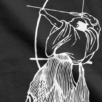 Laisvalaikio Šaudymas iš lanko, Lankininkų Kyudo T-Shirt Vyrams Medvilnės T Shirts Lankas Rodyklių Japonijos Primityvus Trumpas Rankovės Trišakiai Plius Dydis Viršūnės