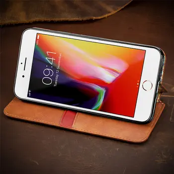 Languotas Odinis telefono dėklas skirtas iPhone 12 Pro Max XS XR X 8 7 6s 6 Plus Flip Book Case Cover 