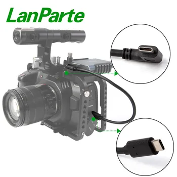 LanParte USB C Tipo kabelis BMPCC 4K 6K Z cam už SSD 
