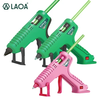 LAOA Hot melt glue gun 30/40/60/80/100W rankų buitinių elektros klijuoti klijai juostelės 7-11mm