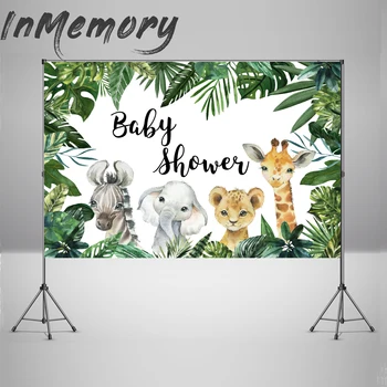 Laukinių Fotografijos Fonas Berniukas Baby Shower Reklama Vaikams 1st Birthday Party Backgrounds Nuotraukų Studija foto hintergrund