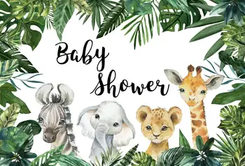 Laukinių Fotografijos Fonas Berniukas Baby Shower Reklama Vaikams 1st Birthday Party Backgrounds Nuotraukų Studija foto hintergrund
