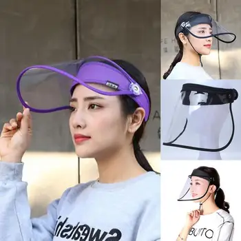 Lauko UV Apsauga nuo Saulės Skrybėlę Moterų Tuščias Top Hat Kaukė Plokščių Kraštų Bžūp Vyrų Stabdžių Spjaudytis kaukė