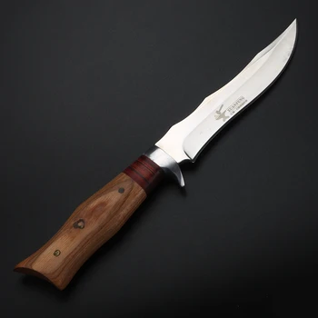 Lauko įvairios paskirties peilis EDC įrankis tiesiai peilis aukšto kietumo medžioklės, laukinių gyvenimo peilis savigynos peilis