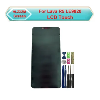 Lava R5 LE9820 LCD Ekranas Su Jutikliniu Ekranu, skaitmeninis keitiklis Asamblėjos Pakeitimo Įrankiais+3M Lipdukas