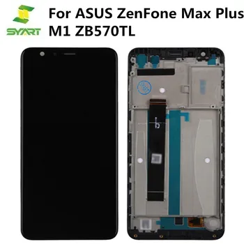 LCD Ekranas ASUS ZenFone Max Plius M1 ZB570TL Jutiklinis Ekranas skaitmeninis keitiklis Asamblėjos + Įrankių, Skirtų Asus X018D X018DC 5.7
