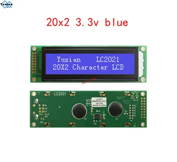 LCD ekranas modulis 2002 20X2 mėlyna žalia LC2021 vietoj WH2002A AC202D LHD44780