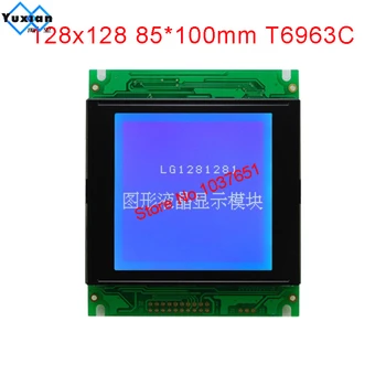 LCD modulis 128128 128x128 ekranas grafinis 85X100mm T6963C UCI6963 LG1281281 vietoj WG128128A Naujos prekės