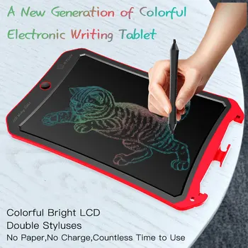 LCD Piešimo Planšetinį kompiuterį Vaikams Skaitmeninės Grafikos Rašymo Pratimas Valdybos Spalvinga Elektronika Vaikų studijoms Trinkelėmis Doodle Dovana