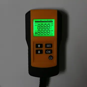 LCD Skaitmeninis Akumuliatoriaus Testeris 12V Transporto priemonių, Motociklų Automobilio Akumuliatoriaus Analizatorius Automobilių Įtampos CCA Atsparumas Diagnostikos Įrankis