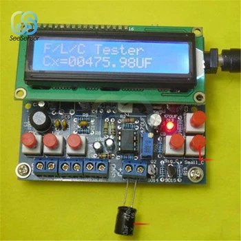 LCD Skaitmeninis Secohmmeter Dažnio Talpą, Indukcinių Skaitiklių Cymometer PLG Induktyvumo Kondensatorius Testeris Permittimeter 