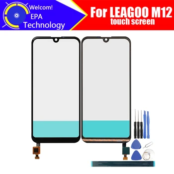 LEAGOO M12 skaitmeninis keitiklis Jutiklinis Ekranas Garantijos, Originalus Stiklo plokštės Jutiklinis Ekranas skaitmeninis keitiklis Skirtas LEAGOO M12+ įrankiai + Klijai
