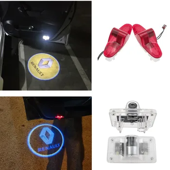 LED Durų Sveiki atvykę Šviesos Projektorius Logotipą, Automobilių Optikos Dvasia, Šešėlis Mandagumo Lazerio lempa Renault Koleos platuma Talismanas laguna
