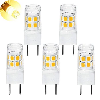 LED G8 Lemputės, G8 GY8.6 Bi-pin Bazinė LED, Nėra Pritemdomi T4 G8 Bazės Bi-pin Ksenoniniai JCD Tipas LED 120V (5-Pak) (G8 3W)