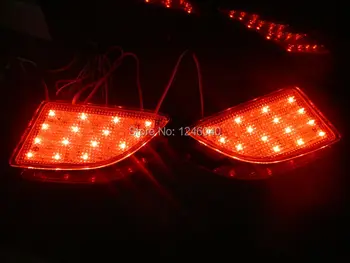 LED Galinio Bamperio Atšvaito Šviesą liekamosios stabdymo stop posūkio signalo Lemputė lemputė tinka Mazda3 hečbekas skyactive Mazda3 Axela 2013~