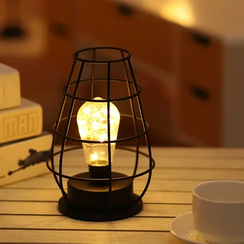 LED Lemputės Šviesą Naktį Šviesos Winebottle Varinės Vielos pasakų žibintai Kūrybos Viešbutis Namų Puošybai Stalas Naktį Lempos Baterija