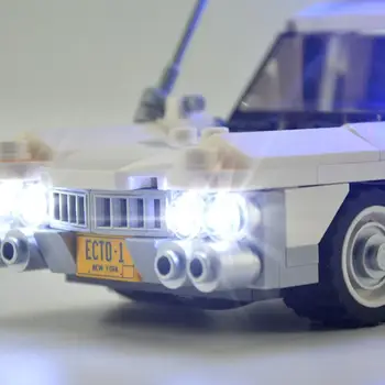 LED Light Up Kit Rinkinys lego lego 21108 Ghostbusters Už LEGO automobilis 21108 ne plytas nustatyti Ecto-1 apima S8O8