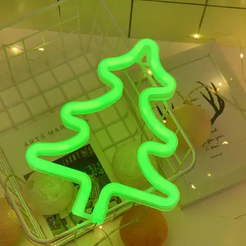 Led Neon Light Pasirašyti Vamzdis Papuošalai Kalėdų Atostogų Šalis Vestuvių Papuošalai Sienos Vaikų Kambaryje Namo Geltona Tešla Ekranas