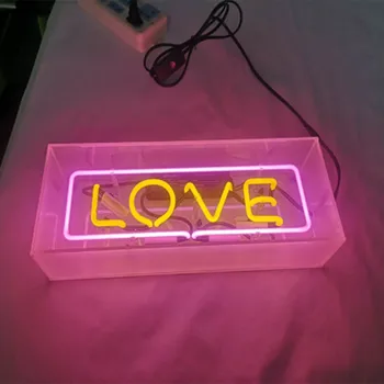 LED Neonas Pasirašyti Akrilo Stiklo Šviesos Lange Užsakymą Asmenybės Verslo Parduotuvė Ženklas Namo Atostogų Šalis Dekoro Užsakymą Neoninės Lempos